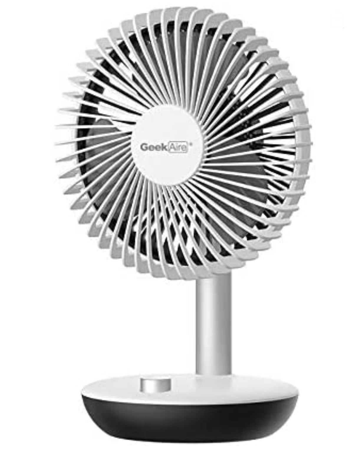 Geek Aire 7 inch 5200mAh Rechargeable Table / Portable Fan with Powerful and Quiet Brushless DC Motor