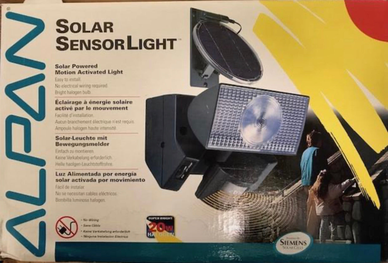 New Alpan 20W Dual Security Detector Solar Spot Light Motion Sensor Outdoor