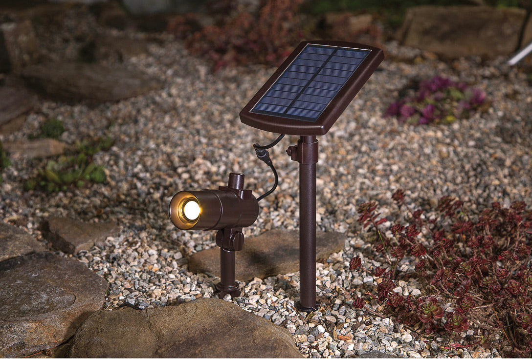 Energizer 100 Lumen Solar LED Spot/Flood Light with Pole (2 Piece)