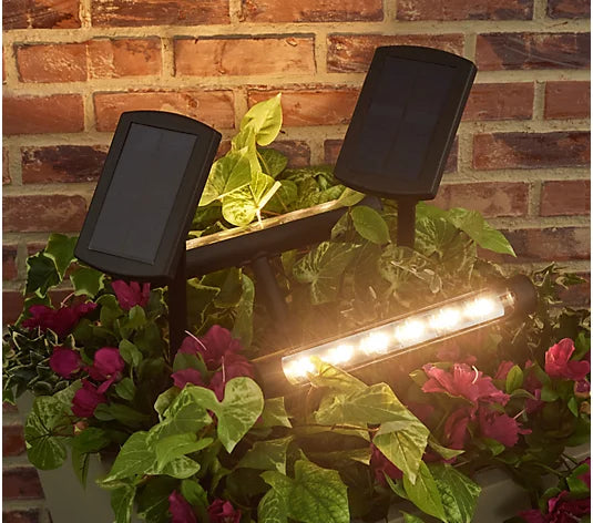 Energizer [SmartYard] Set of 2 65 Lumen Solar Light Bar w/ Remote Panel