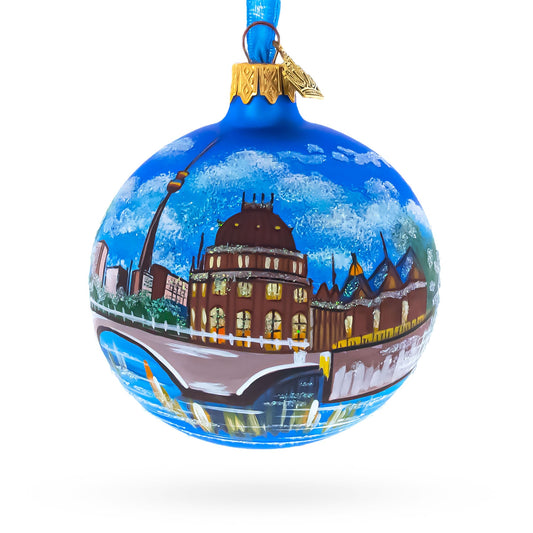 Berlin, Germany Glass Ball Christmas Ornament 3.25 Inches