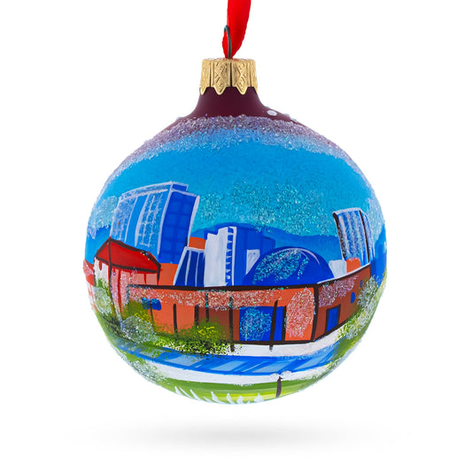 San Jose, California Glass Ball Christmas Ornament 3.25 Inches