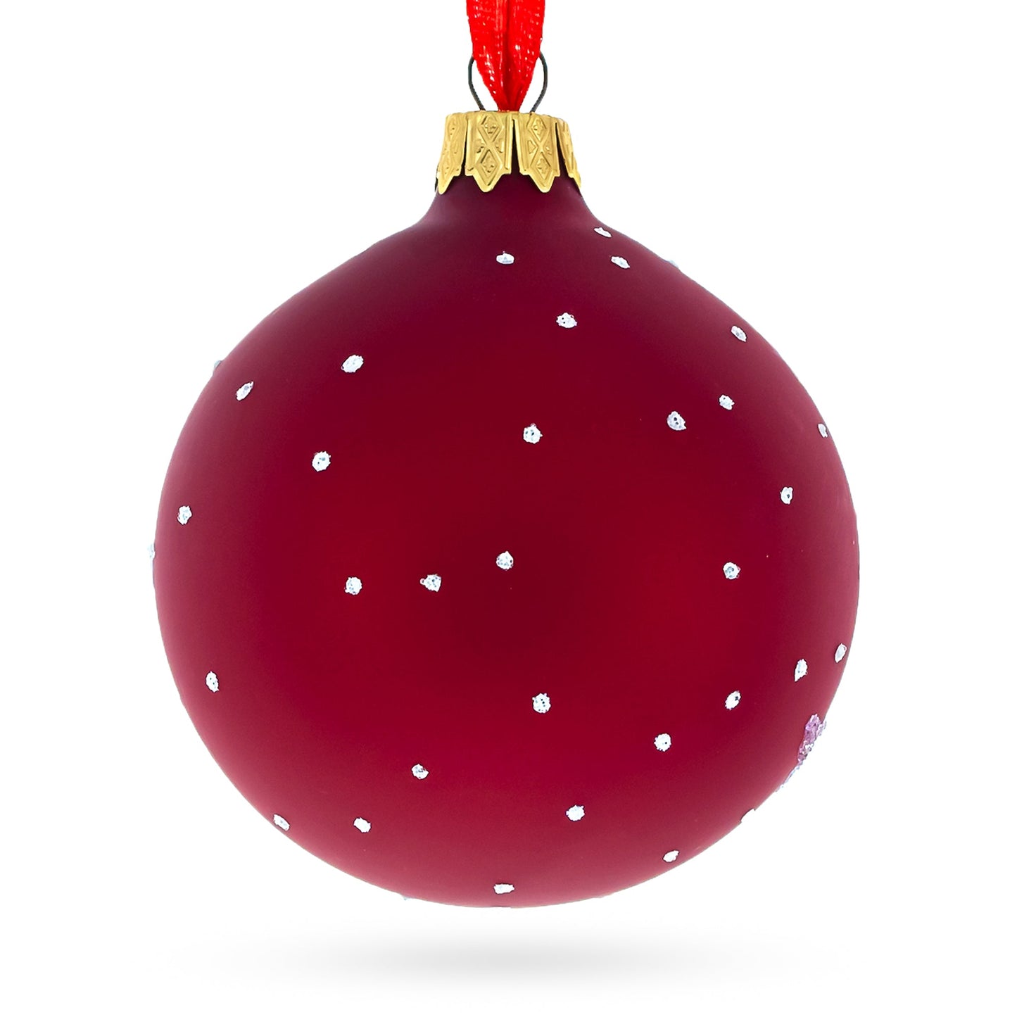 Chiropractor Blown Glass Ball Christmas Ornament 3.25 Inches