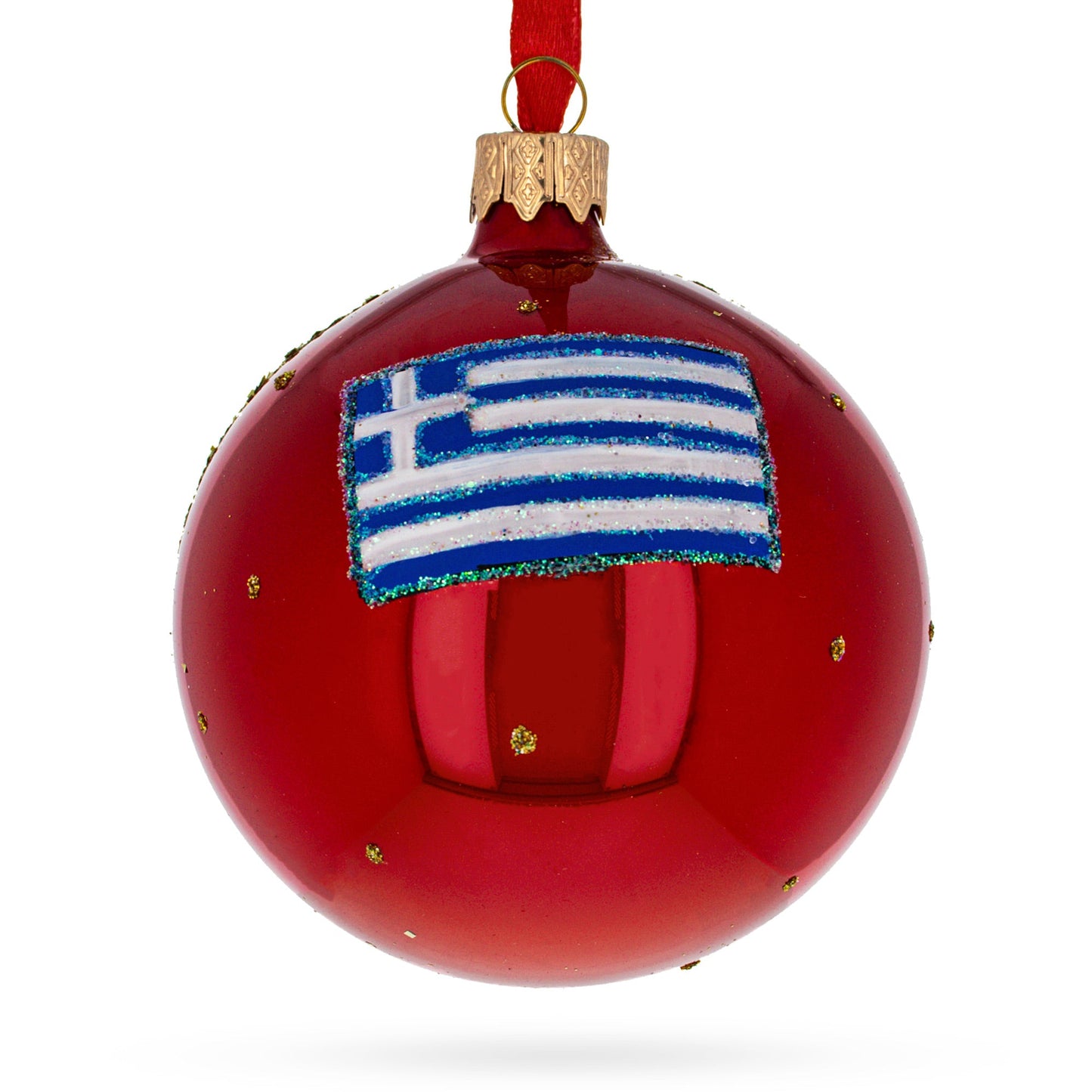 Acropolis, Athens, Greece Glass Ball Ornament 3.25 Inches