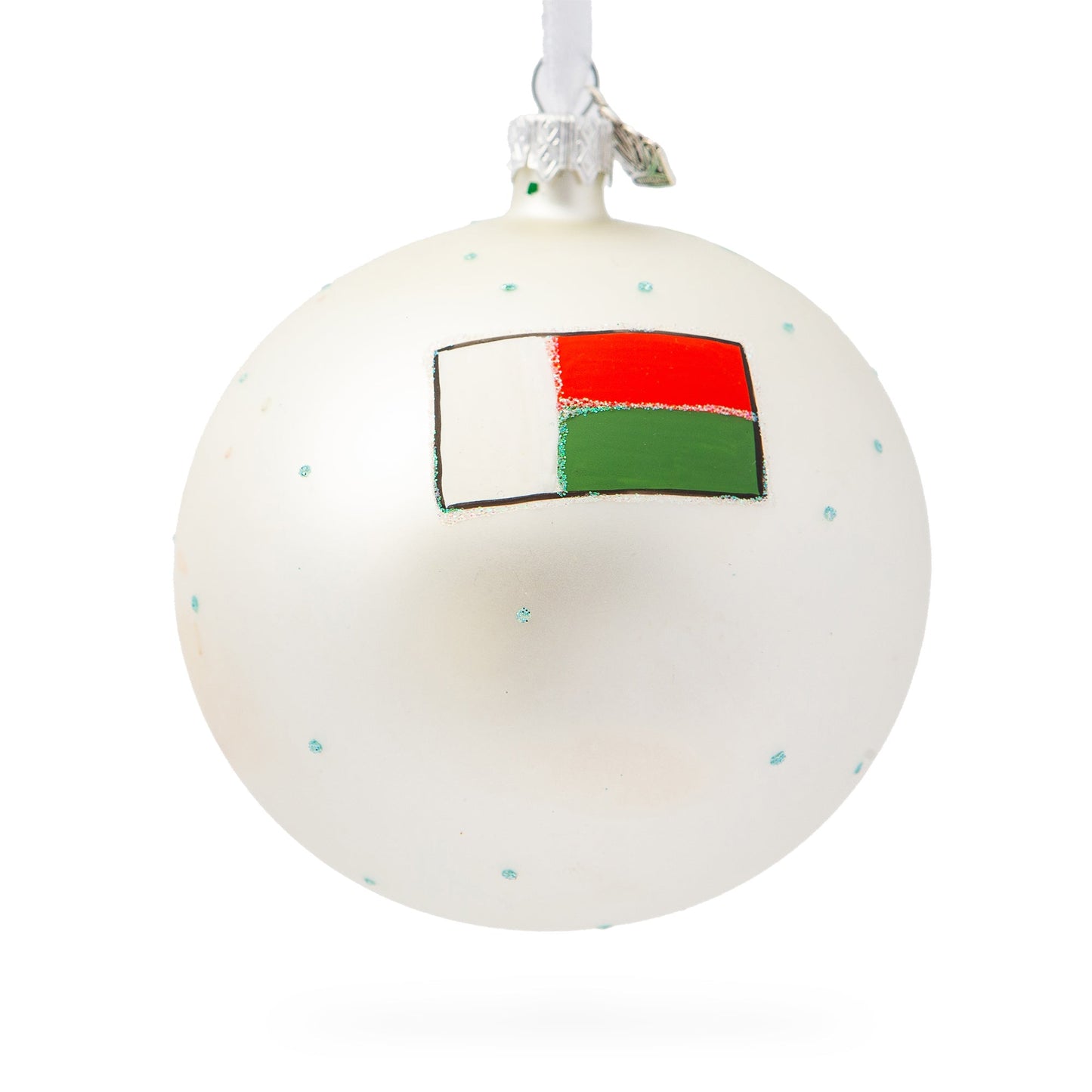 Avenue of the Baobabs, Madagascar Glass Ball Christmas Ornament 4 Inches