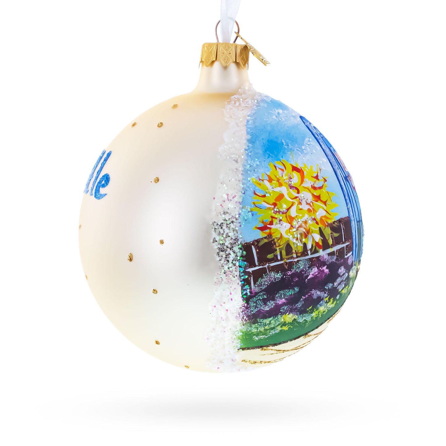 Chihuly Garden and Glass, Seattle, Washington, USA Glass Ball Christmas Ornament 4 Inches