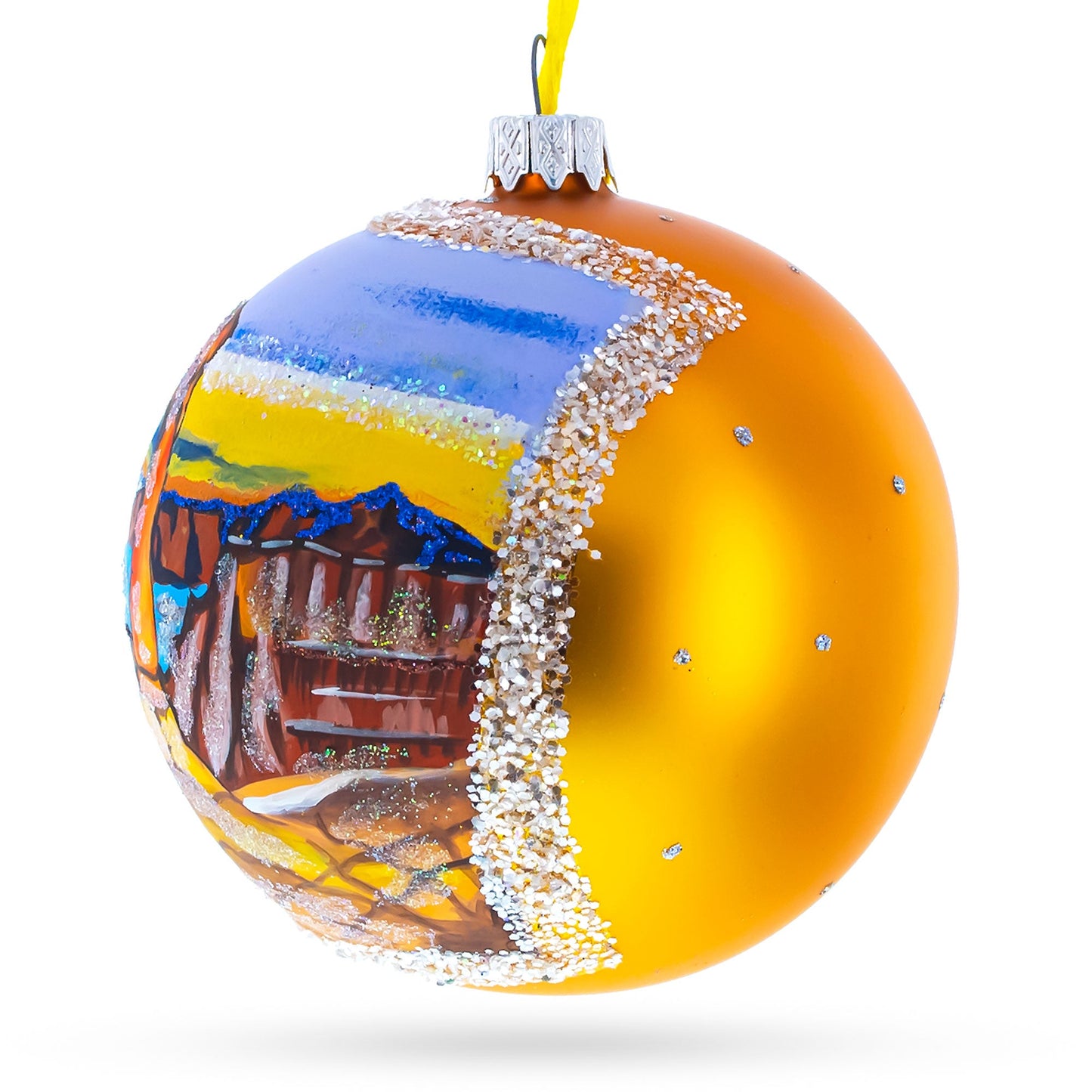 Arches National Park, Utah, USA Glass Ball Christmas Ornament 4 Inches