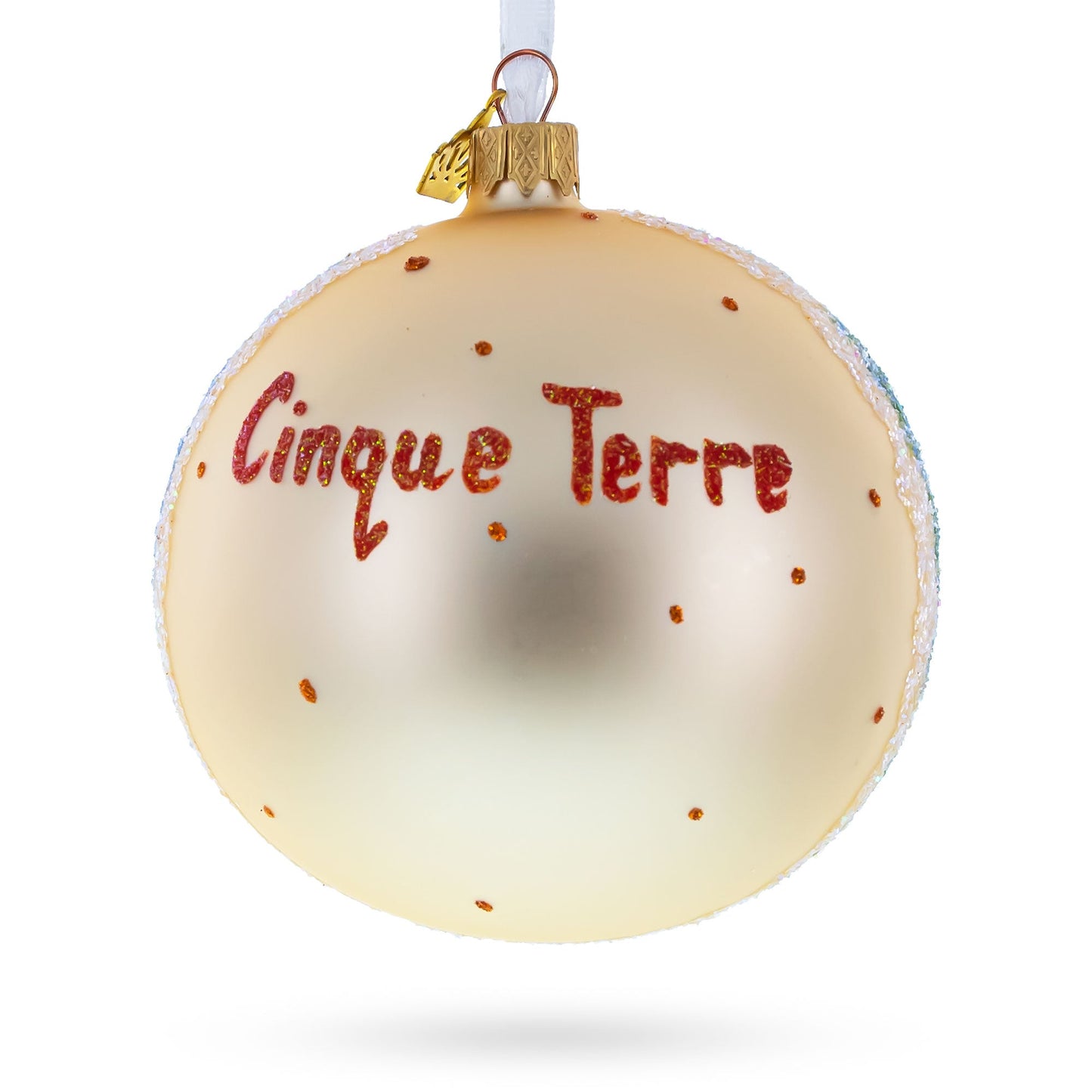 Cinque Terre, Italy Glass Ball Christmas Ornament