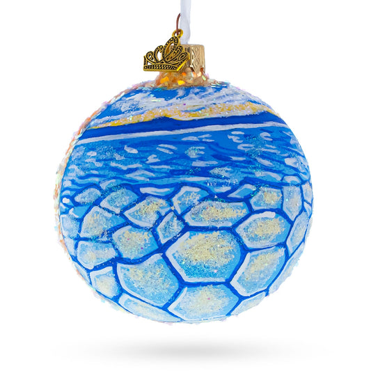 Salar de Uyuni, Bolivia Glass Ball Christmas Ornament