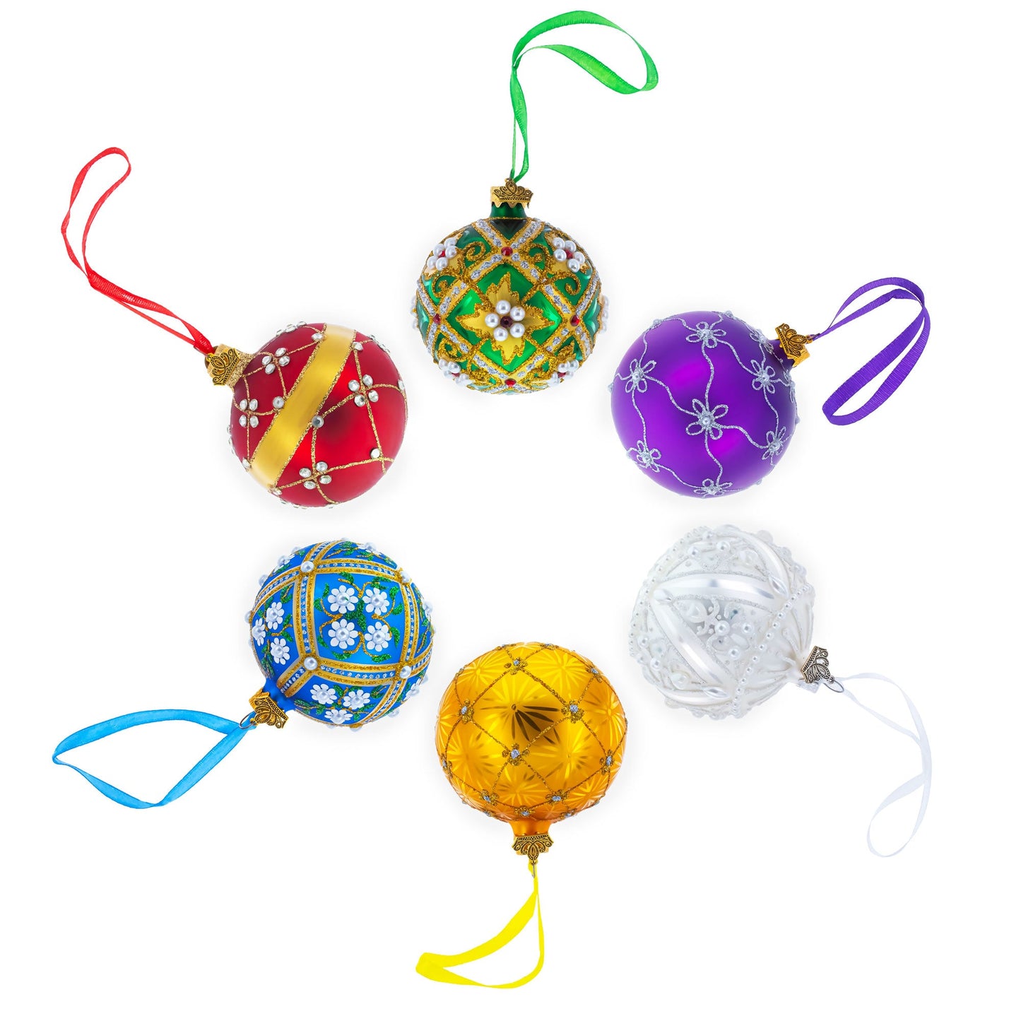 Blue City Chefchaouen, Morocco Glass Ball Christmas Ornament 3.25 Inches