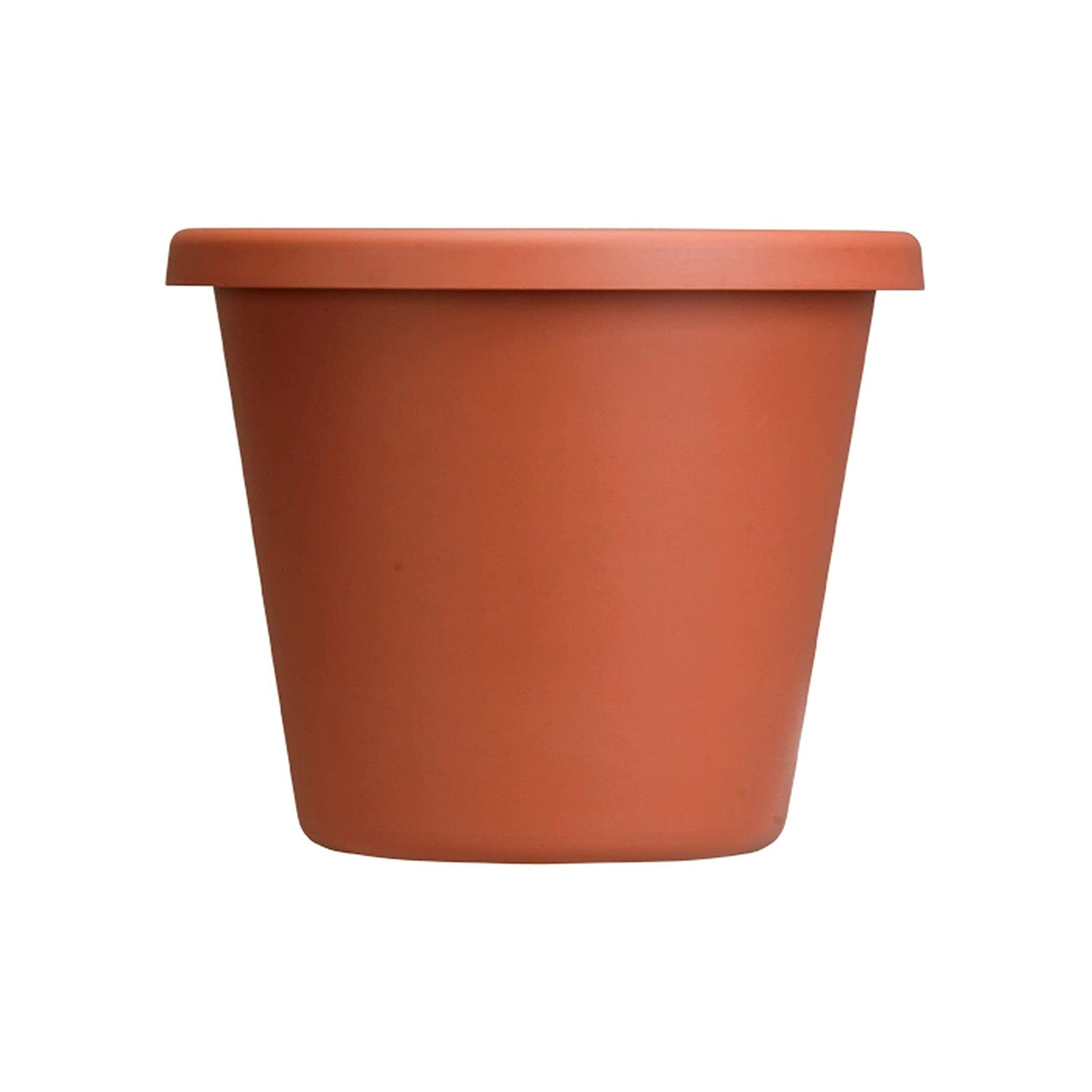 The HC Companies 12 Inch Plastic Outdoor Classic Flower Pot Planter, Terra Cotta