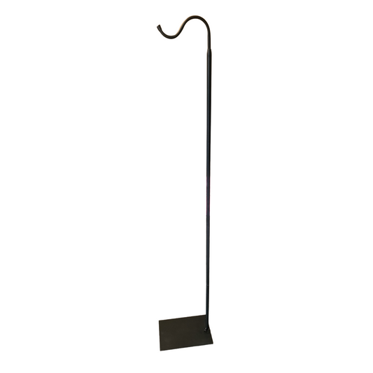 60" Adjustable Heavy Duty Shepherd's Hook Floor Stand Garden Hook for Outdoor Patio, Hanging Plant, Solar Lights, Lanterns, Bird Feeders and Wedding Decor