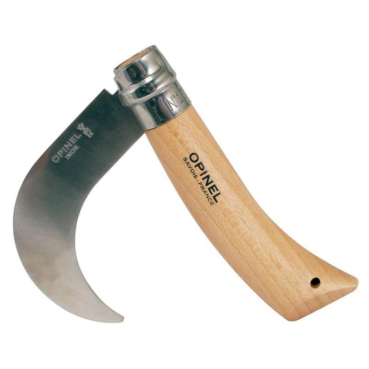 Opinel Folding Pruning/Harvest Knife Stainless Steel No. 10