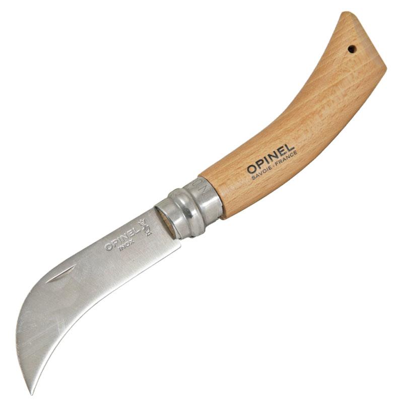 Opinel Folding Pruning/Harvest Knife Stainless Steel No. 8