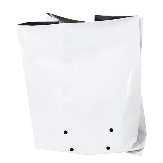 Plastic Nursery Grow Bags White (10 Gal)