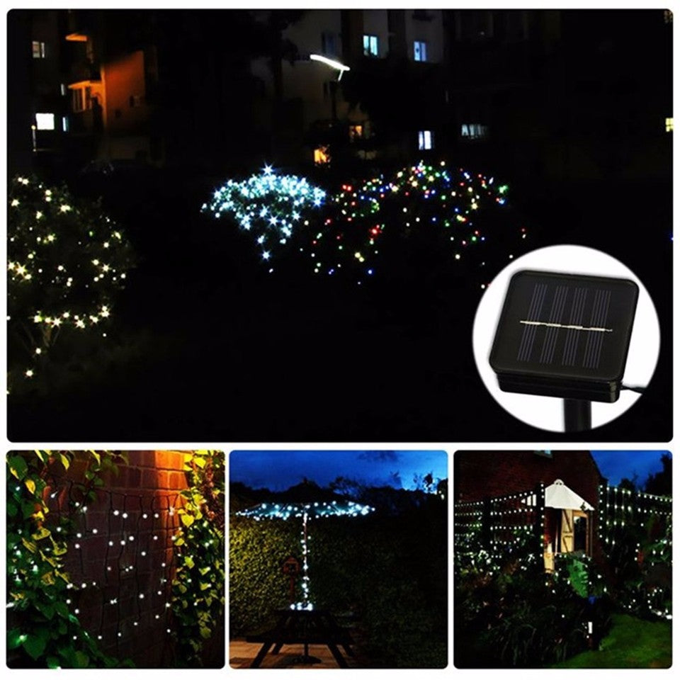 33Ft Solar Led string light 100LED Light-Green Wire