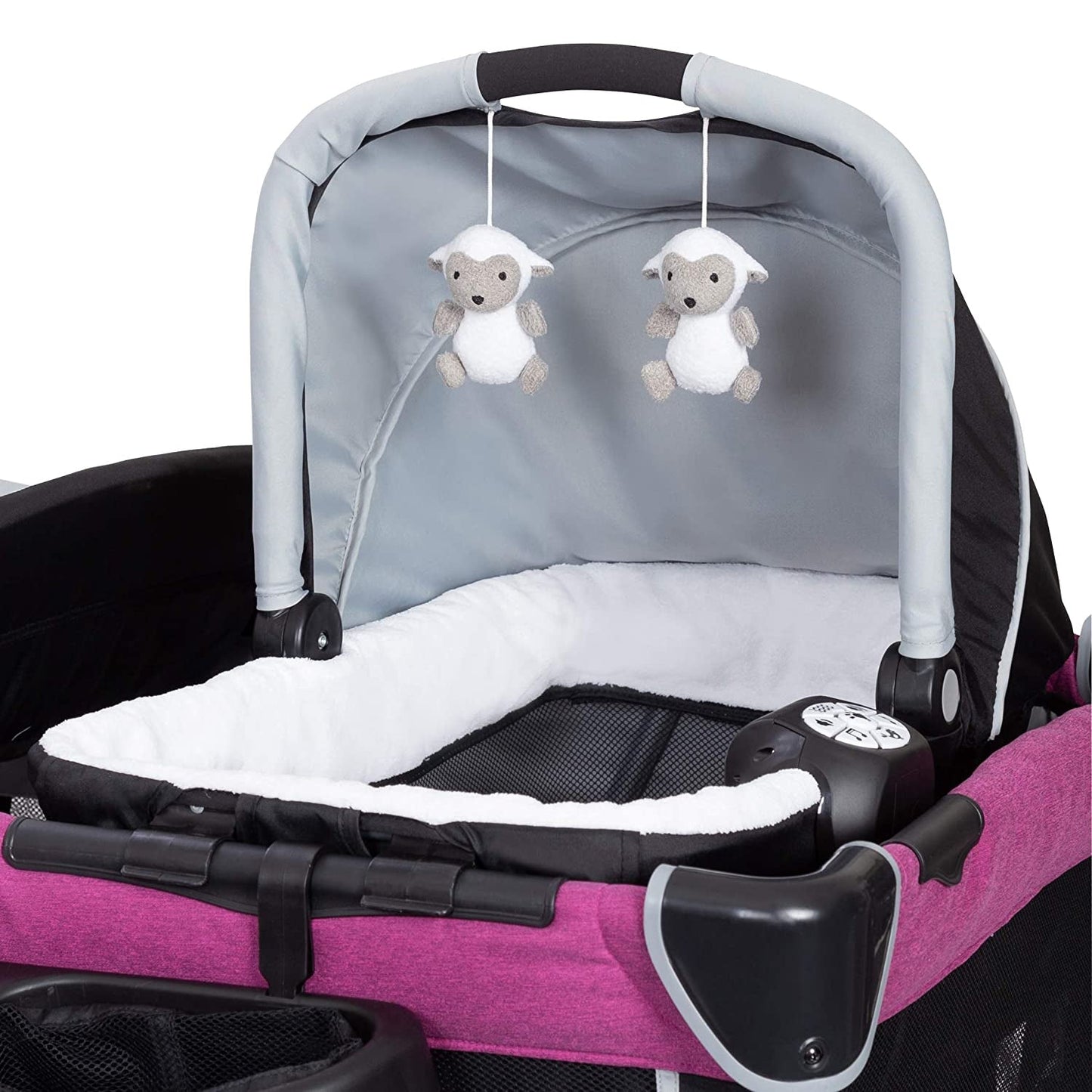 Baby Trend Retreat Portable Nursery Center w/ Bassinet & Changing Table, Purple