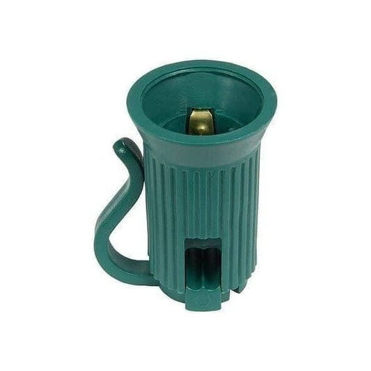 Replacement Sockets, C7 / E12, SPT1, Pack of 25, Green