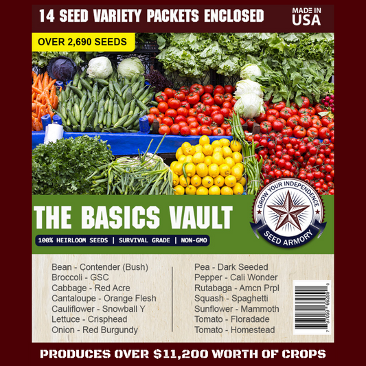 Basics Seed Vault - 14 Varieties