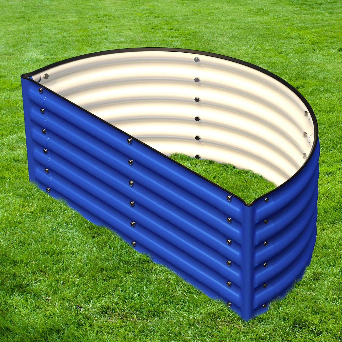 Olle Gardens 17" Tall Decorative Semi-circle Raised Garden Bed