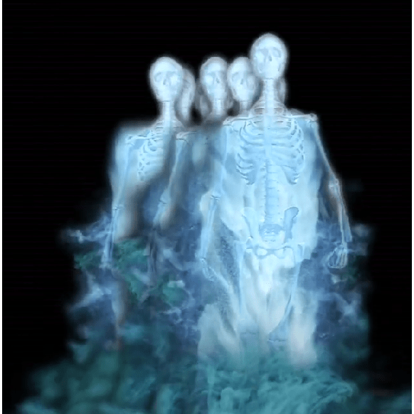 Skeleton Ghost Clones, Projection Effect, USB Version