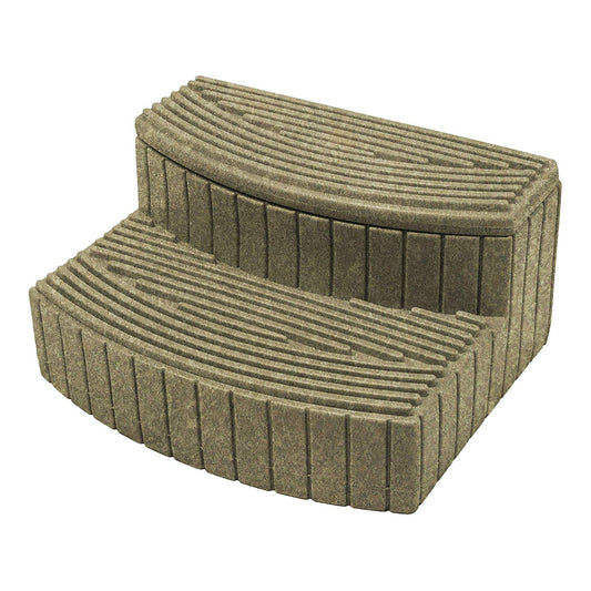 Good Ideas Sora Steps Lightweight Outdoor and Indoor Storage Step, Sandstone