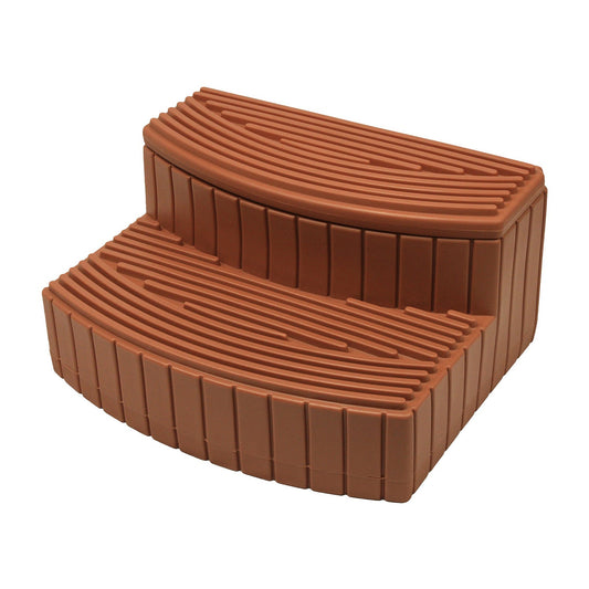 Good Ideas Sora Steps Lightweight Outdoor & Indoor Storage Step, Terra Cotta