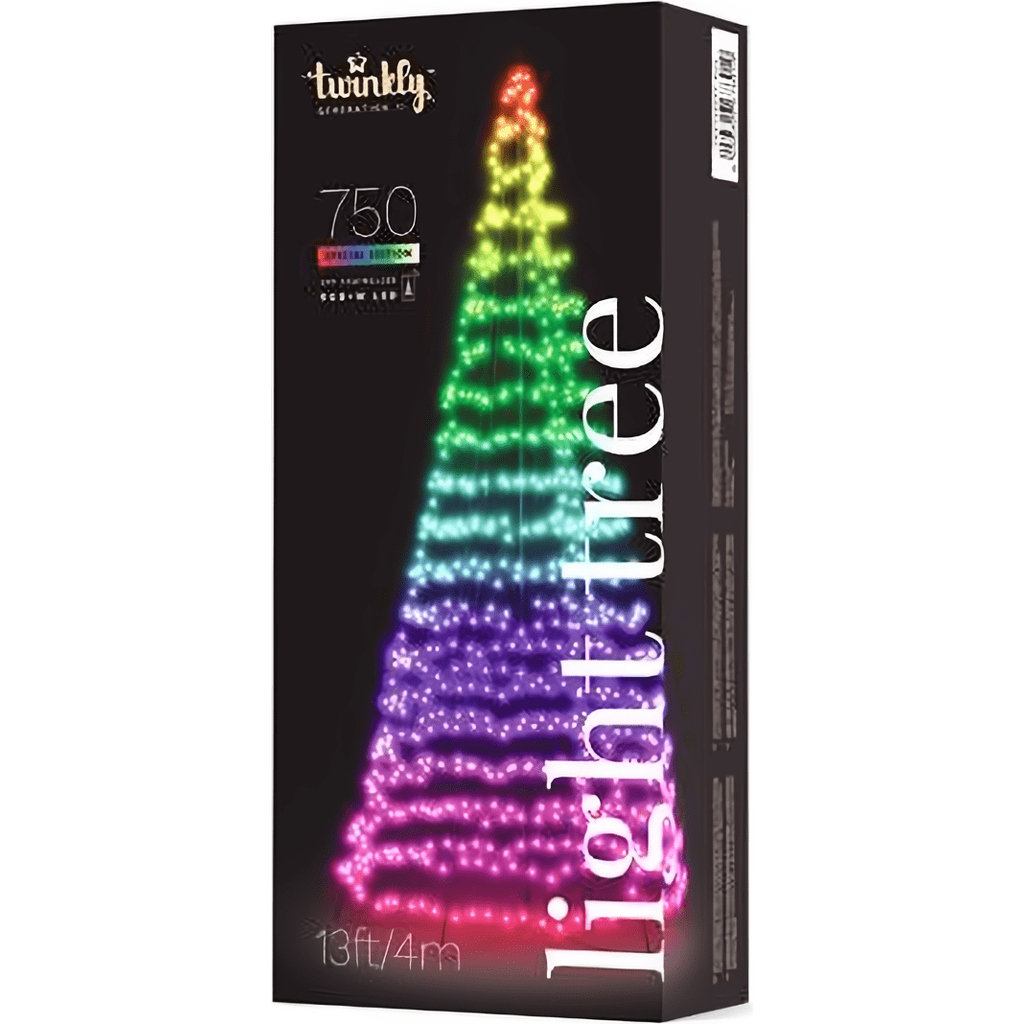 Twinkly App Controlled RGBW 3D Light Show Tree, 750 Bulbs, 13 Feet Tall