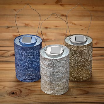 Soji Stella - Cylinder - 7.5" Solar Lantern