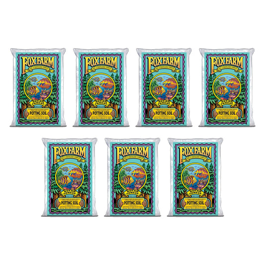 Foxfarm Ocean Forest Garden Potting Soil Bags 6.3-6.8 pH, 1.5 Cubic Feet, 7 Pack