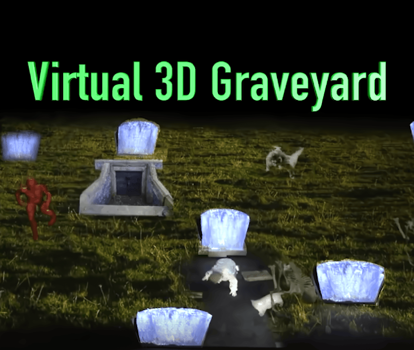 Virtual 3D Graveyard,  Projection Effect, USB Version