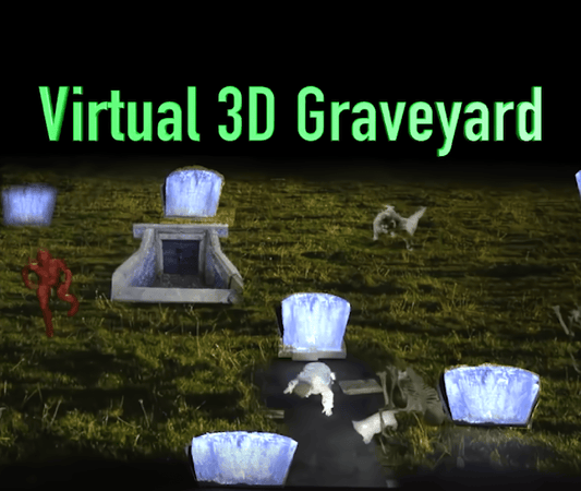 Virtual 3D Graveyard,  Projection Effect, USB Version