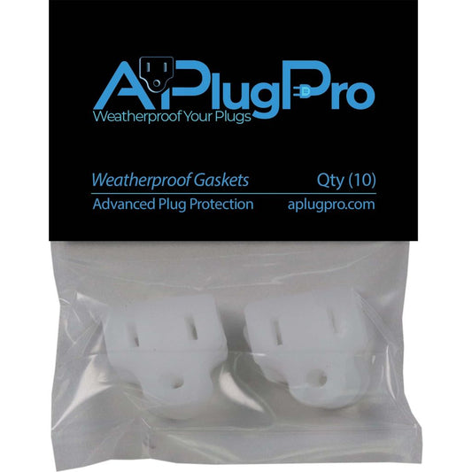 Weatherproof Electrical Plug Extension Cord Gaskets, 10 Pack