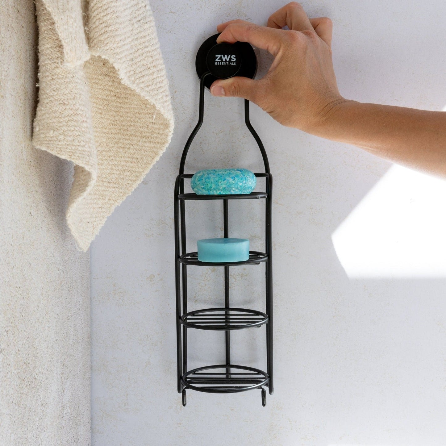 Shower Tower - Self Draining Bar Soap Holder, Bar Soap Holder For Shower Wall