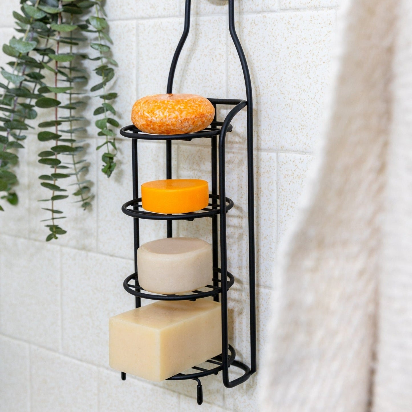 Shower Tower - Self Draining Bar Soap Holder, Bar Soap Holder For Shower Wall