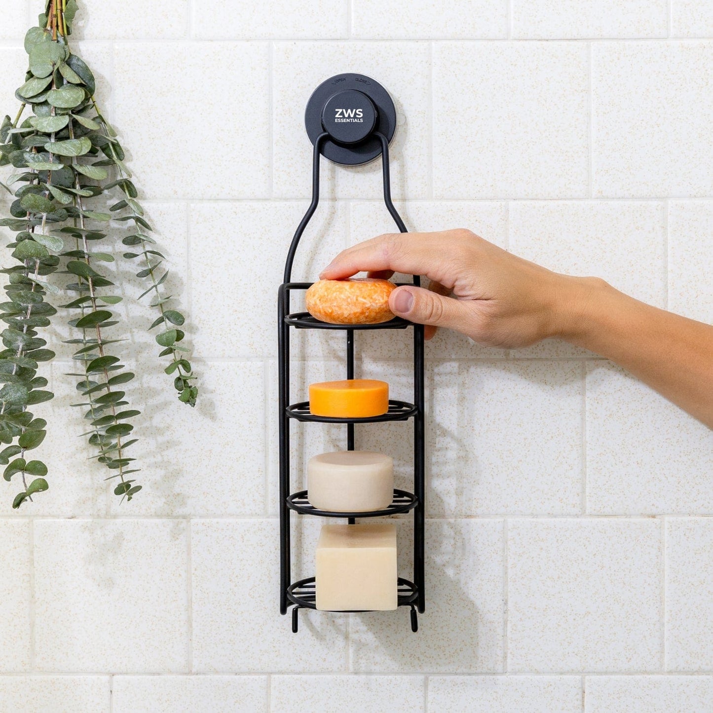 Shower Tower - Self Draining Bar Soap Holder, Bar Soap Holder For Shower Wall