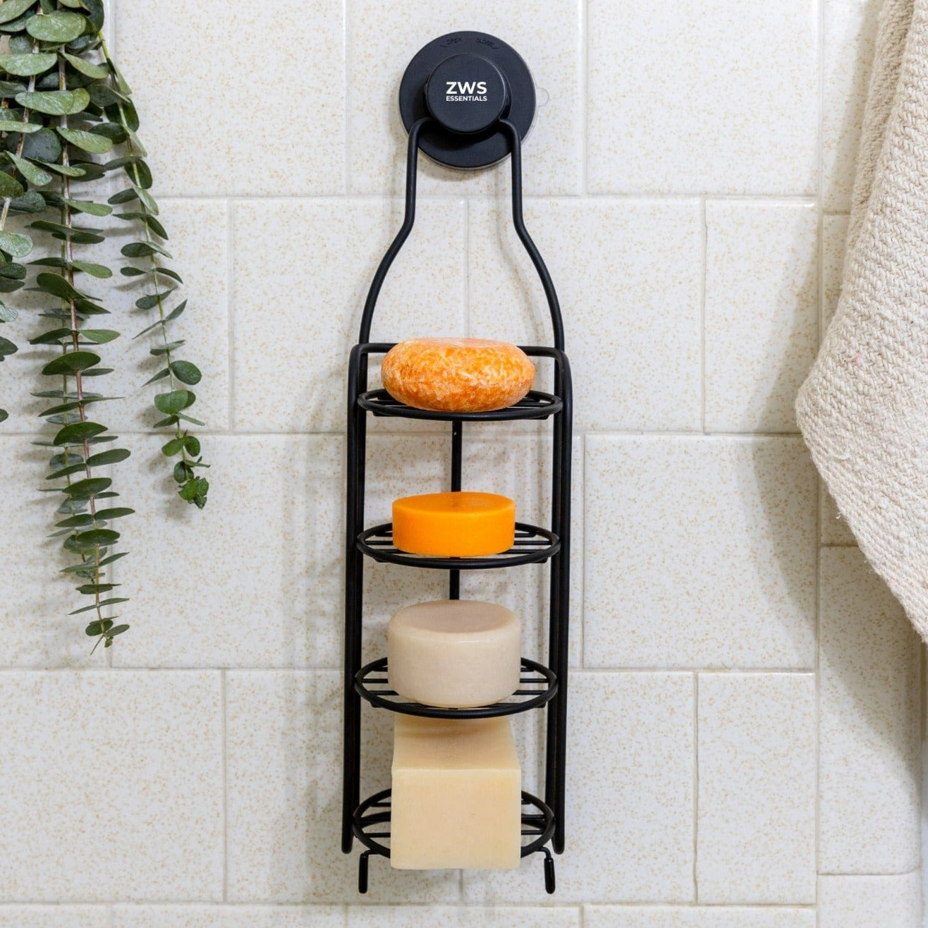 Shower Tower - Self Draining Bar Soap Holder, Bar Soap Holder For Shower Wall