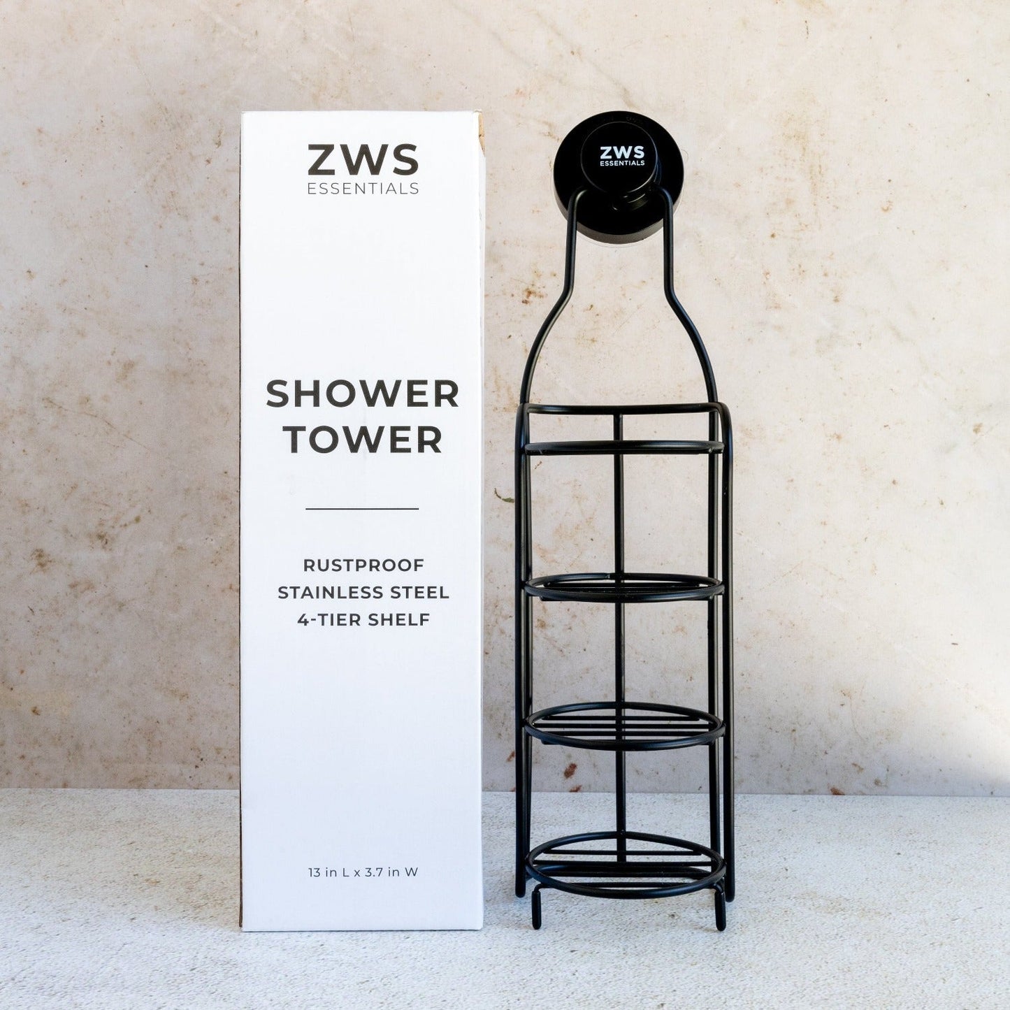 Shower Tower - Self Draining Bar Soap Holder, Bar Soap Holder For Shower Wall